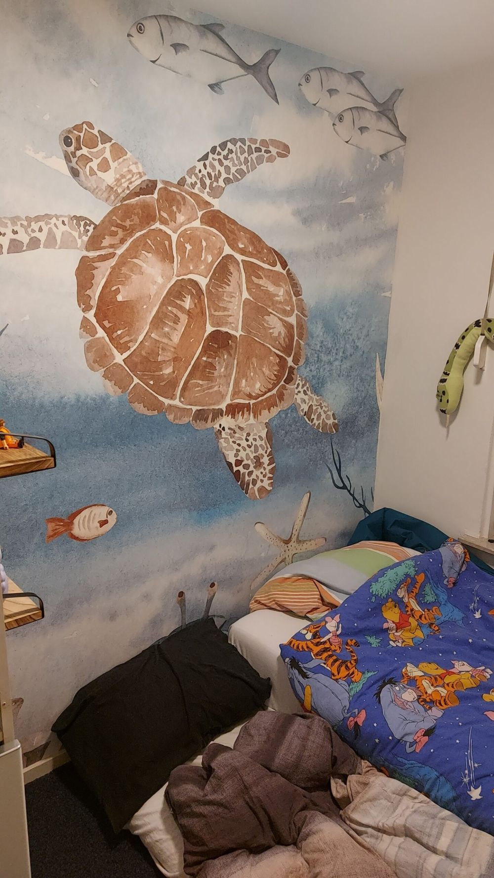 Waterverf zeeschildpad