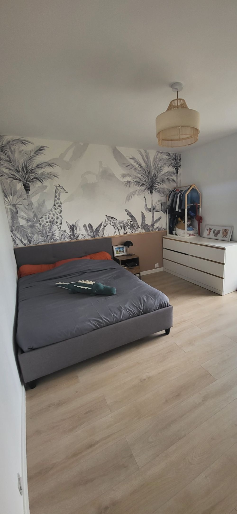 Jungle dieren in zwart-wit