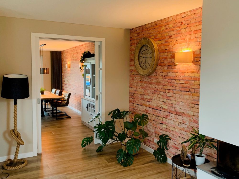 Oude bakstenen muur 