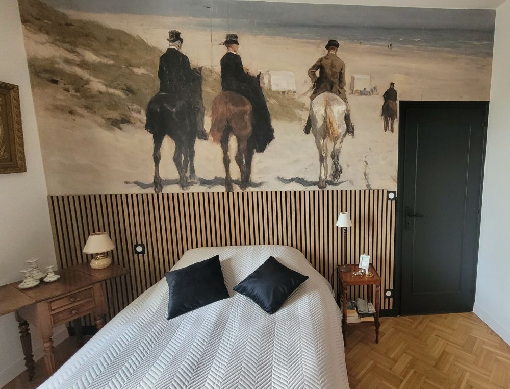 Morgenrit langs het strand