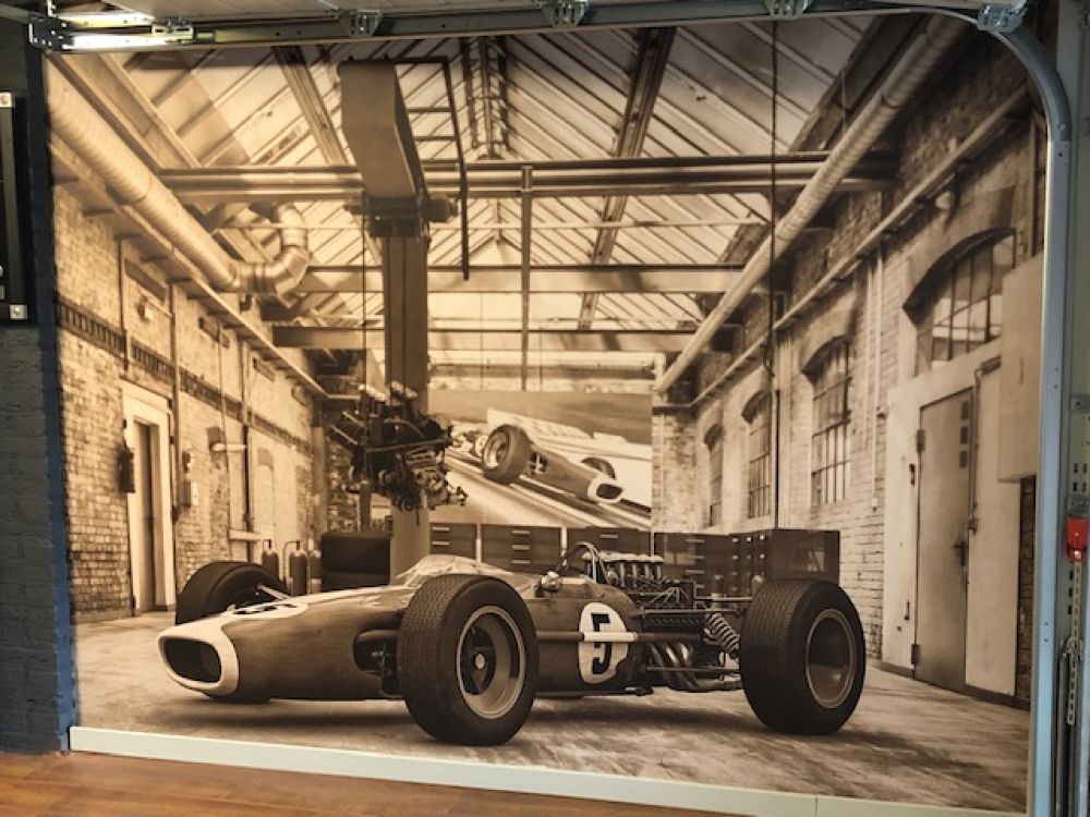 Oude raceauto