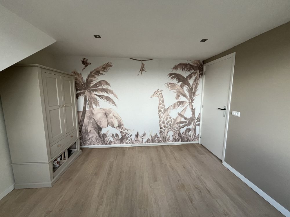 Jungle dieren taupe