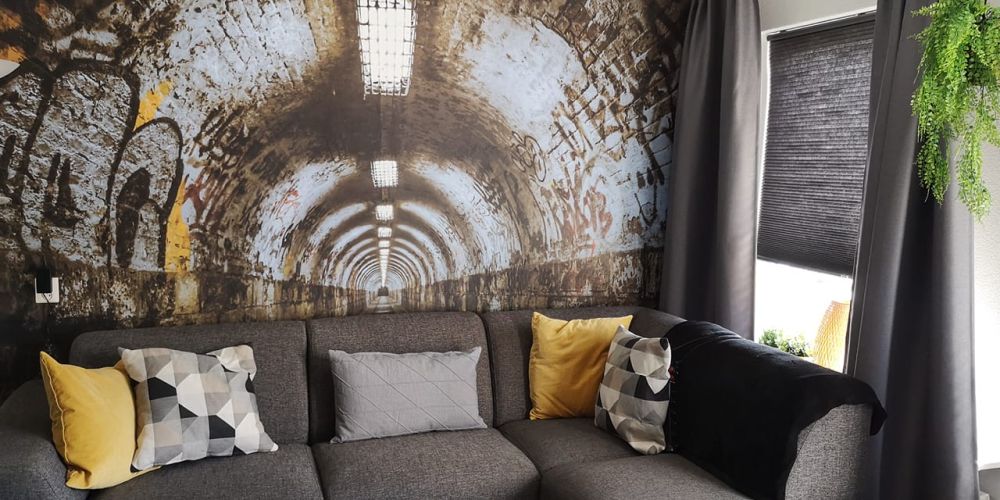 Graffiti tunnel 3D