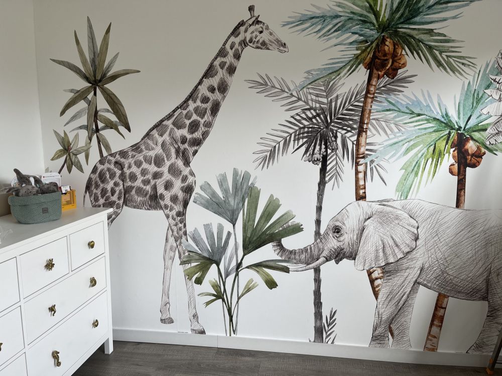 Wilde dieren schets