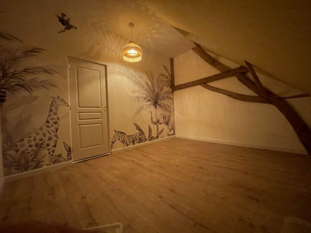 Jungle dieren in zwart-wit