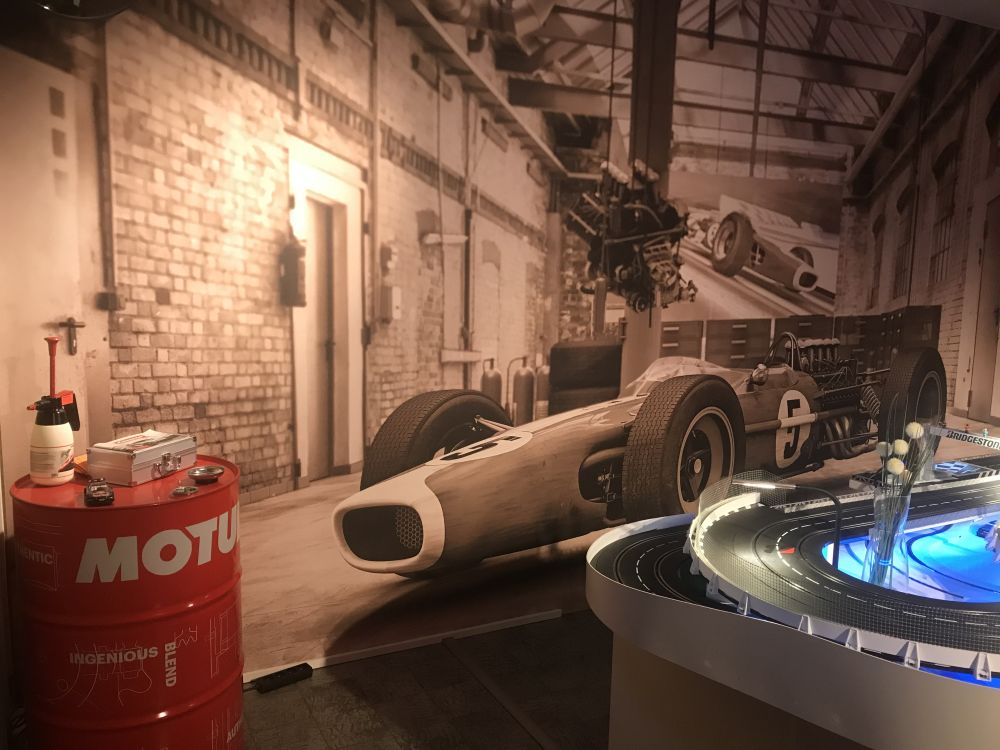 Oude raceauto