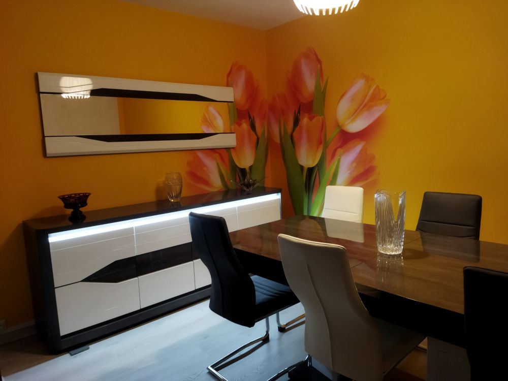 Tulpen op geel