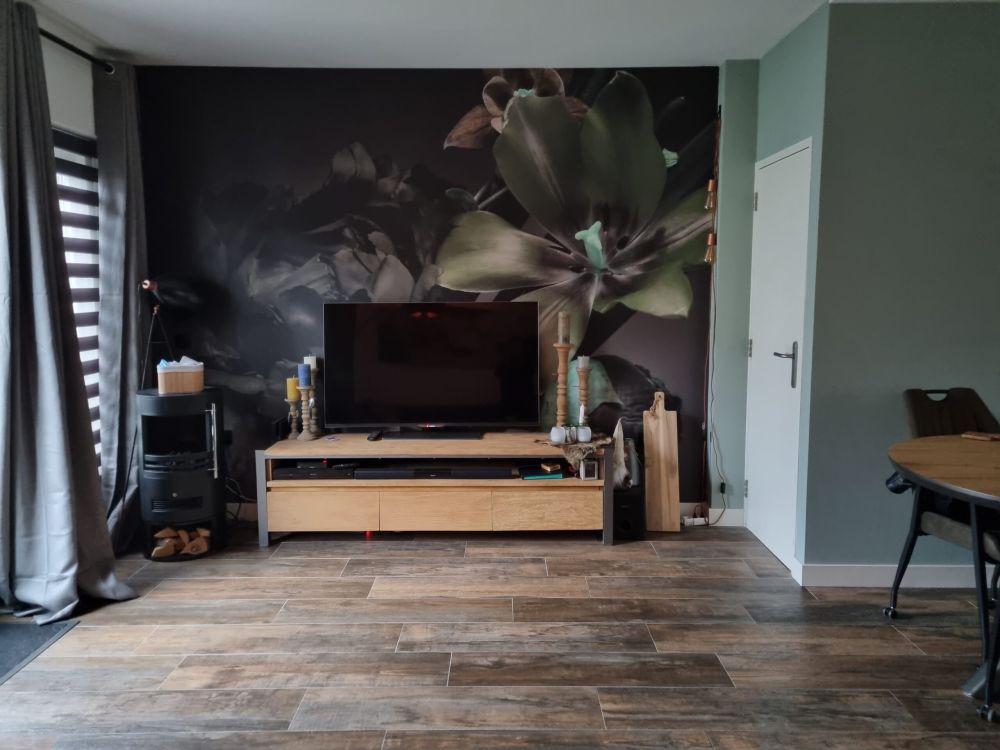 Donker bloemenboeket