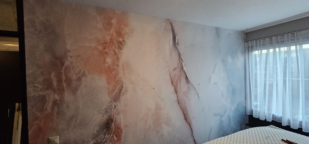 Marmer met roze tint