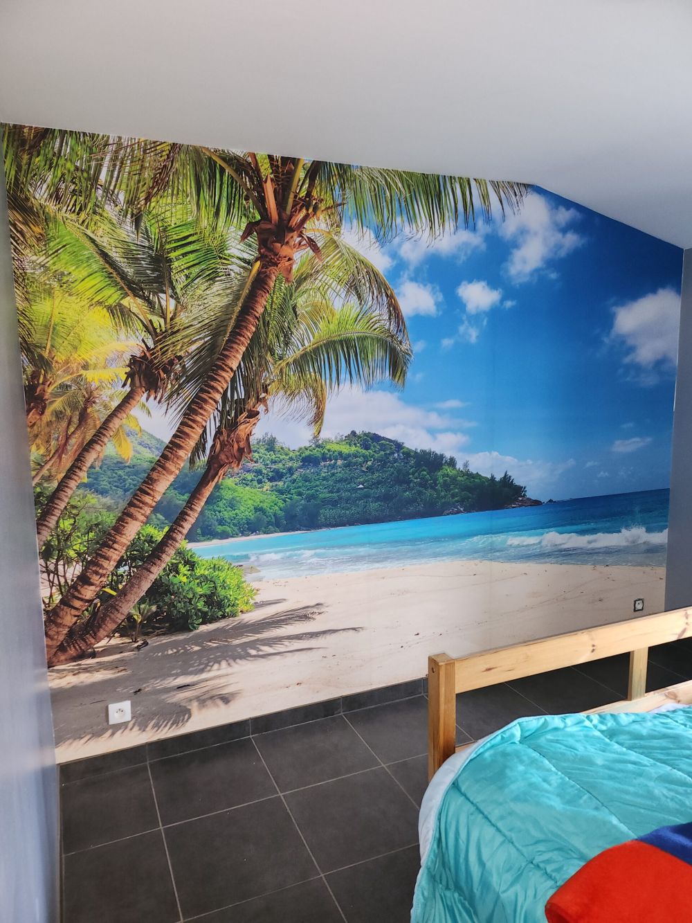 Prachtig strand met palmen