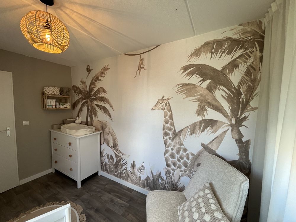 Jungle dieren taupe