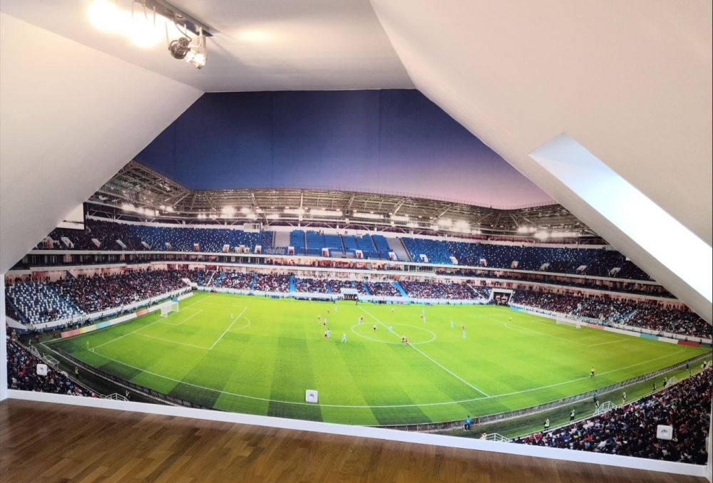 Voetbalstadion panorama