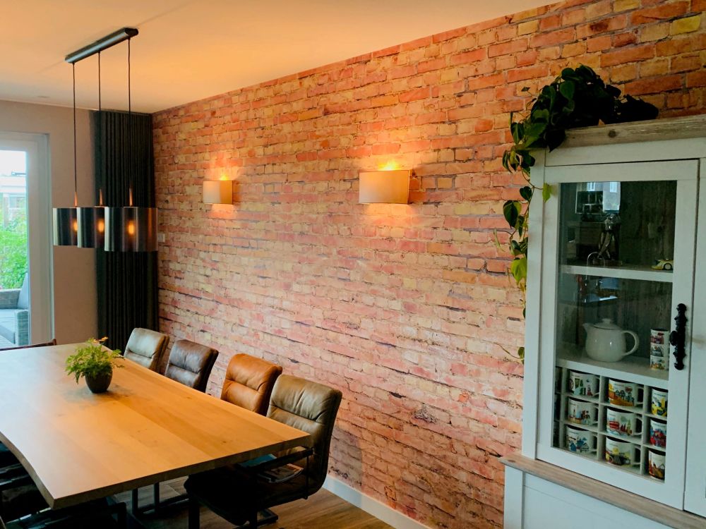 Oude bakstenen muur 