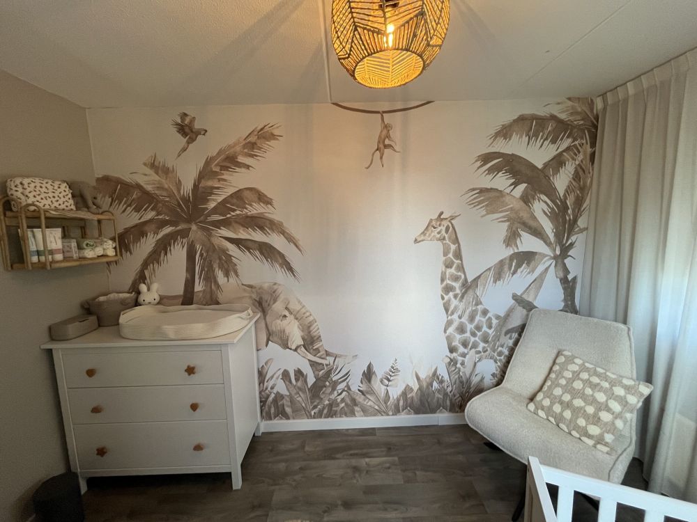 Jungle dieren taupe
