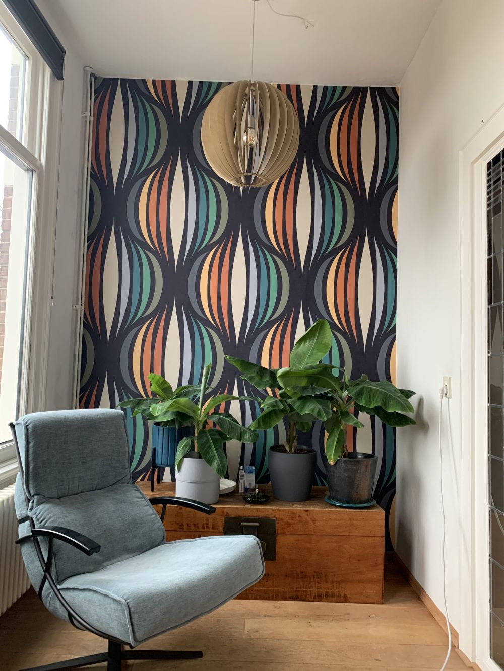 Patroon in retro stijl