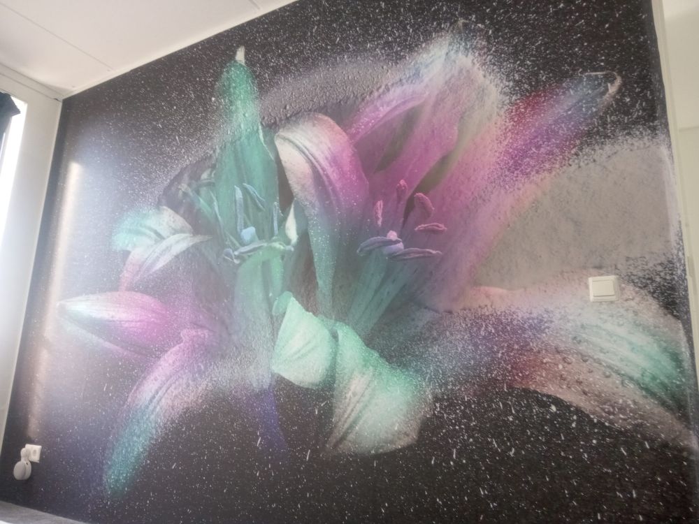 Neon bloemen