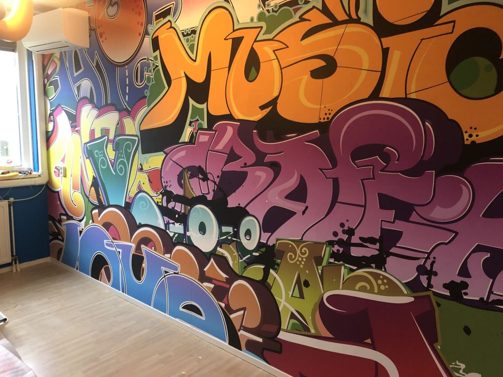 Getekende graffiti