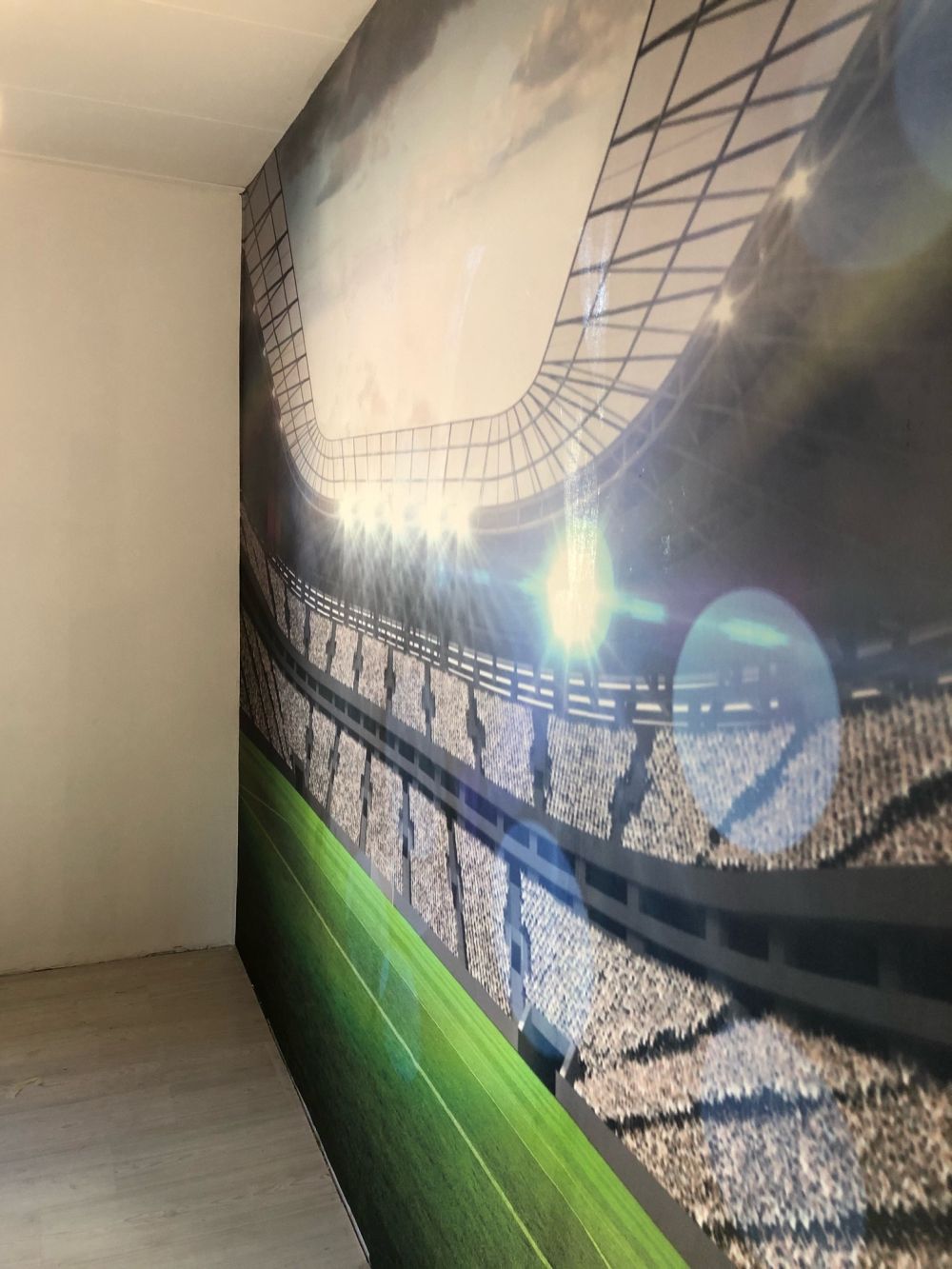 Stadion met een open dak
