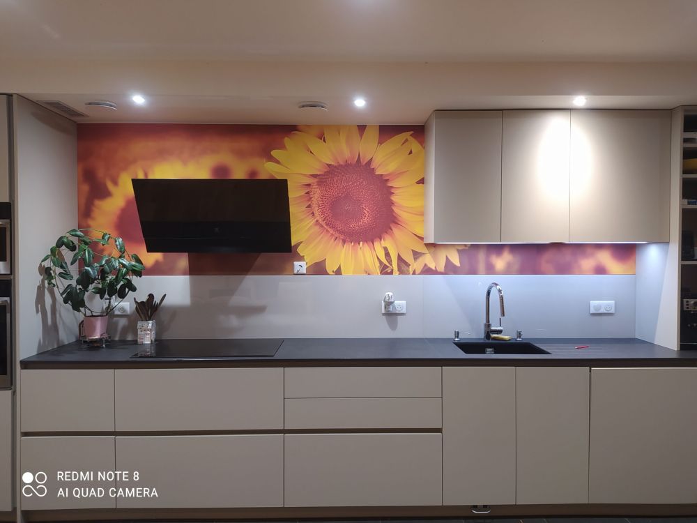 Zonnebloemen in zonlicht