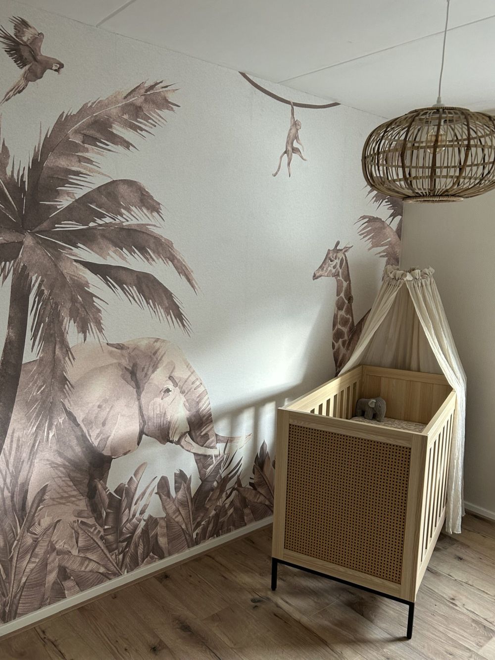 Jungle dieren taupe