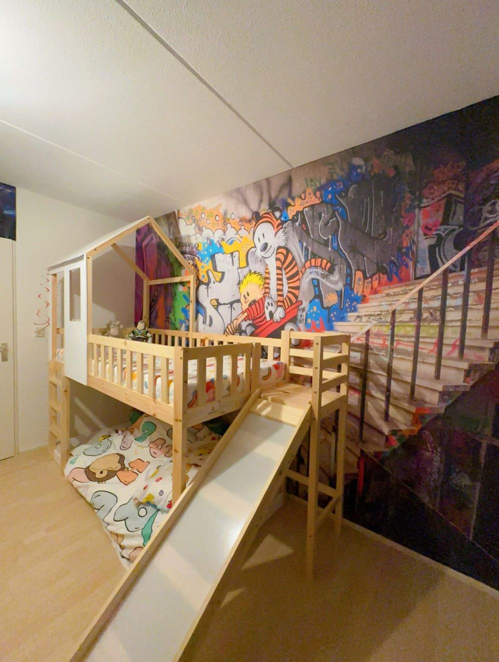 Graffiti met trap