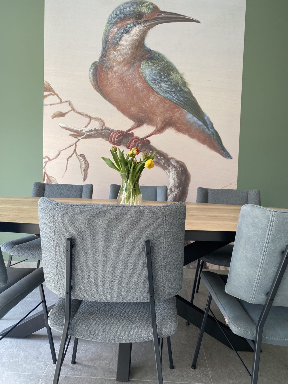 IJsvogel schilderij