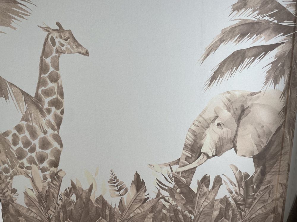 Jungle dieren taupe