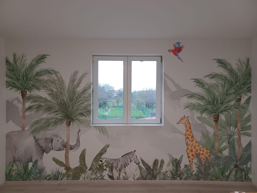 Dieren in een jungle