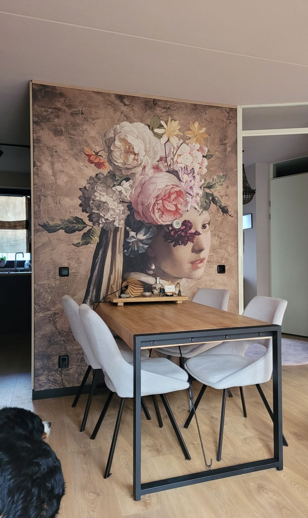 Meisje met de parel - flower design
