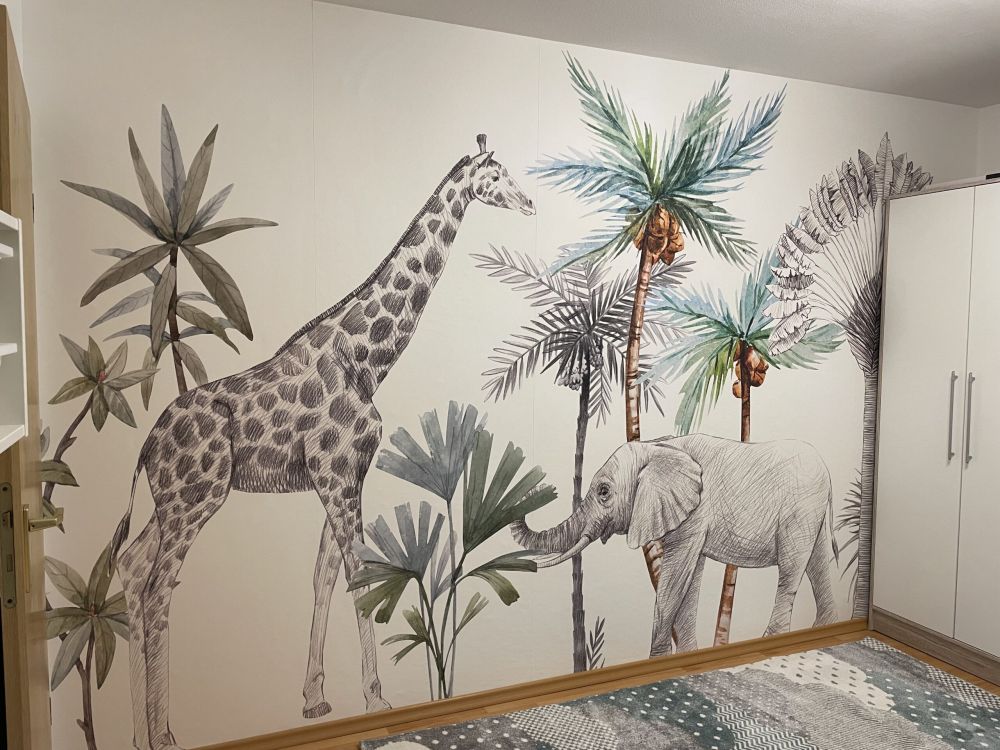 Wilde dieren schets