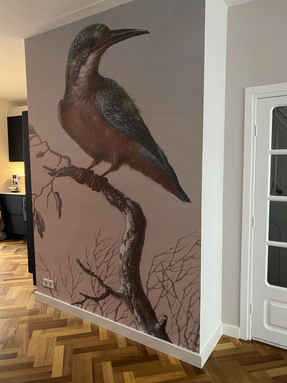 IJsvogel schilderij