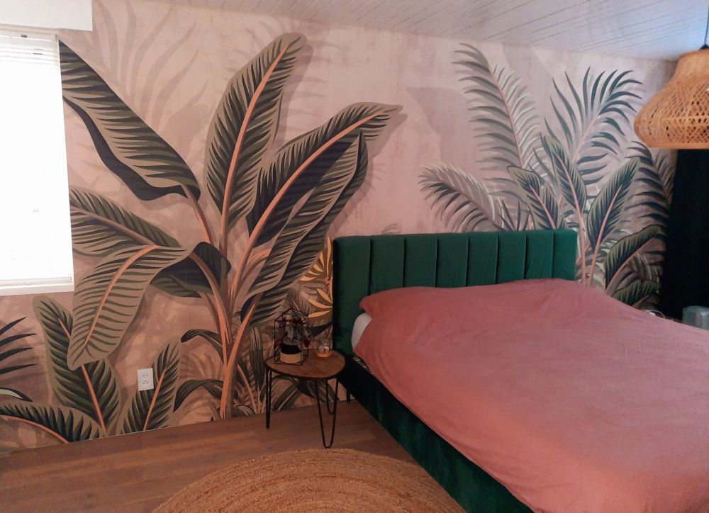 Vintage palmbomen
