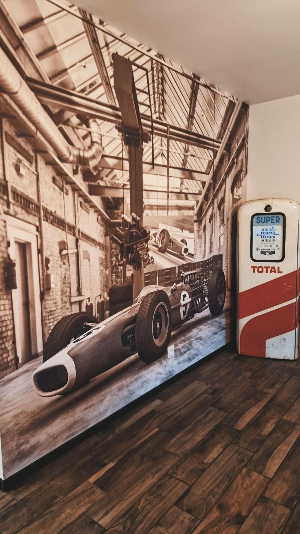 Oude raceauto