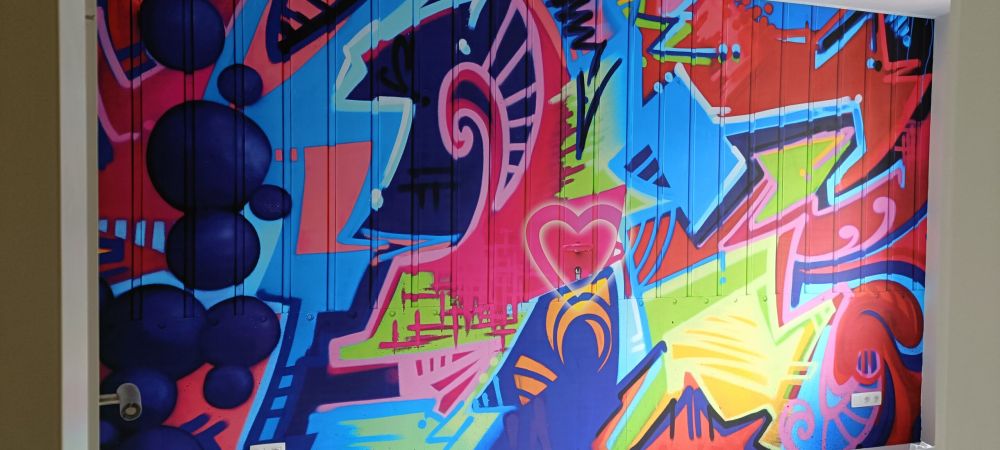 Neon graffiti