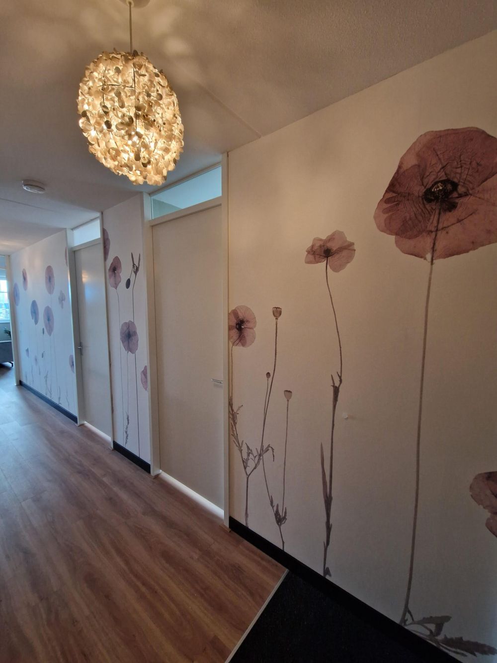 Klaproos bloemen veld vintage