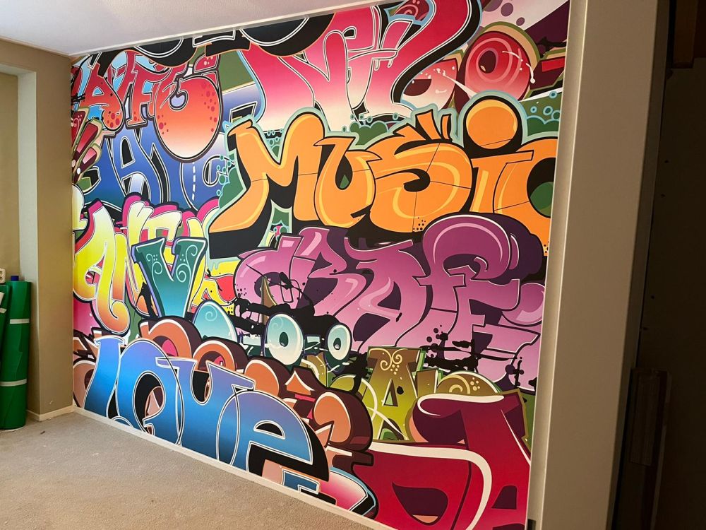 Getekende graffiti