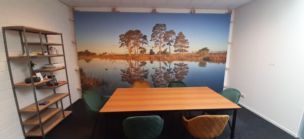 Weerspiegeling in bosmeertje