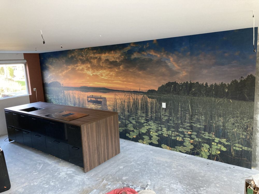 Zonsopgang aan het meer