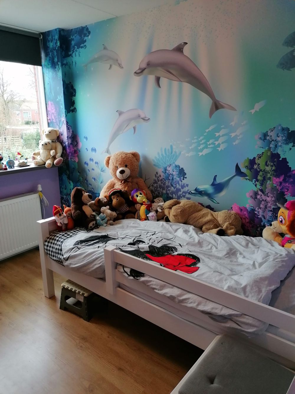 Onderwaterwereld met dolfijnen