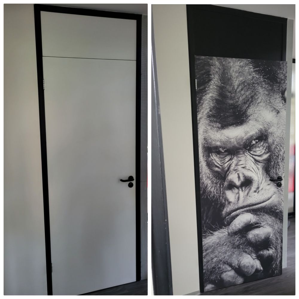 Close-up foto van een gorilla
