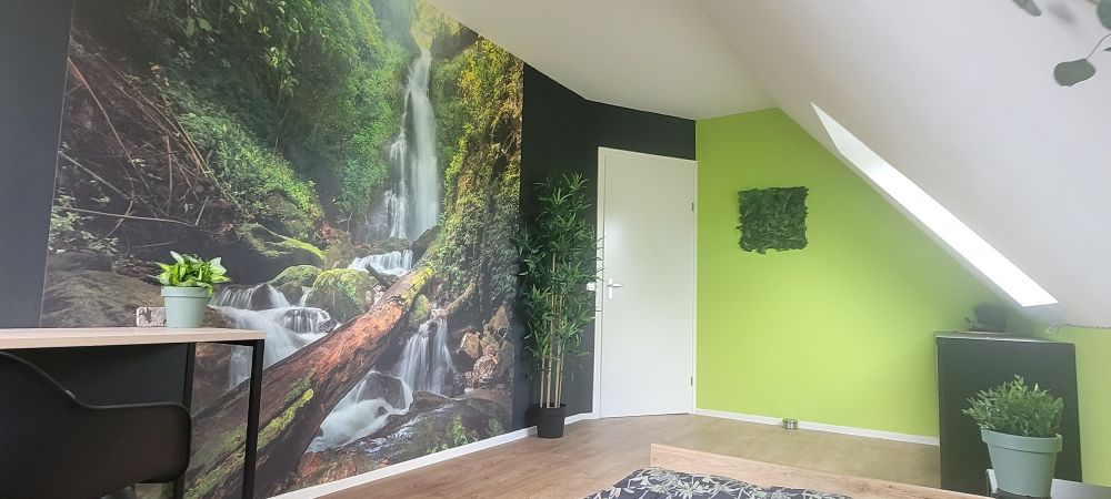 Close-up van waterval