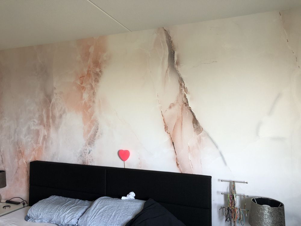 Marmer met roze tint
