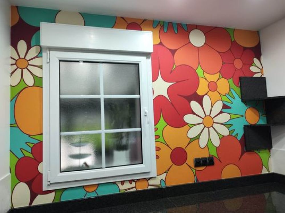 Bloemen in vintage stijl