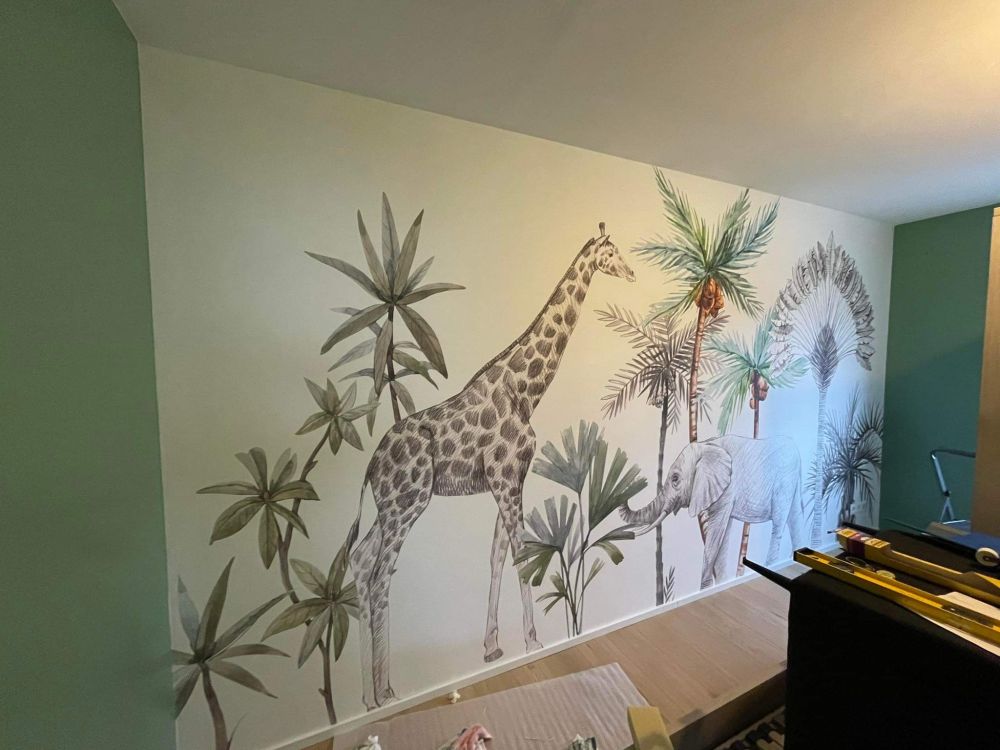 Wilde dieren schets