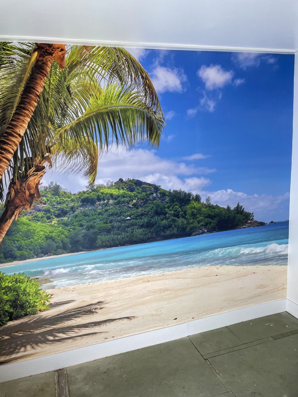 Prachtig strand met palmen