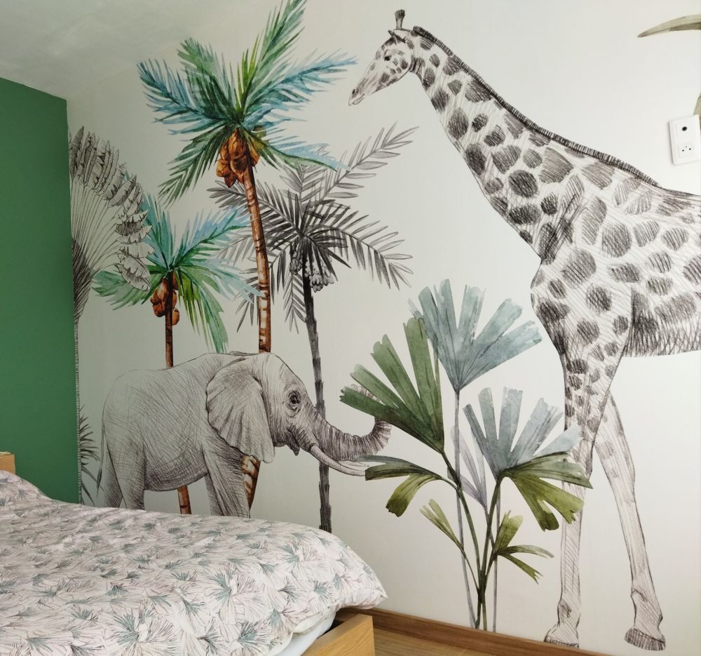 Wilde dieren schets