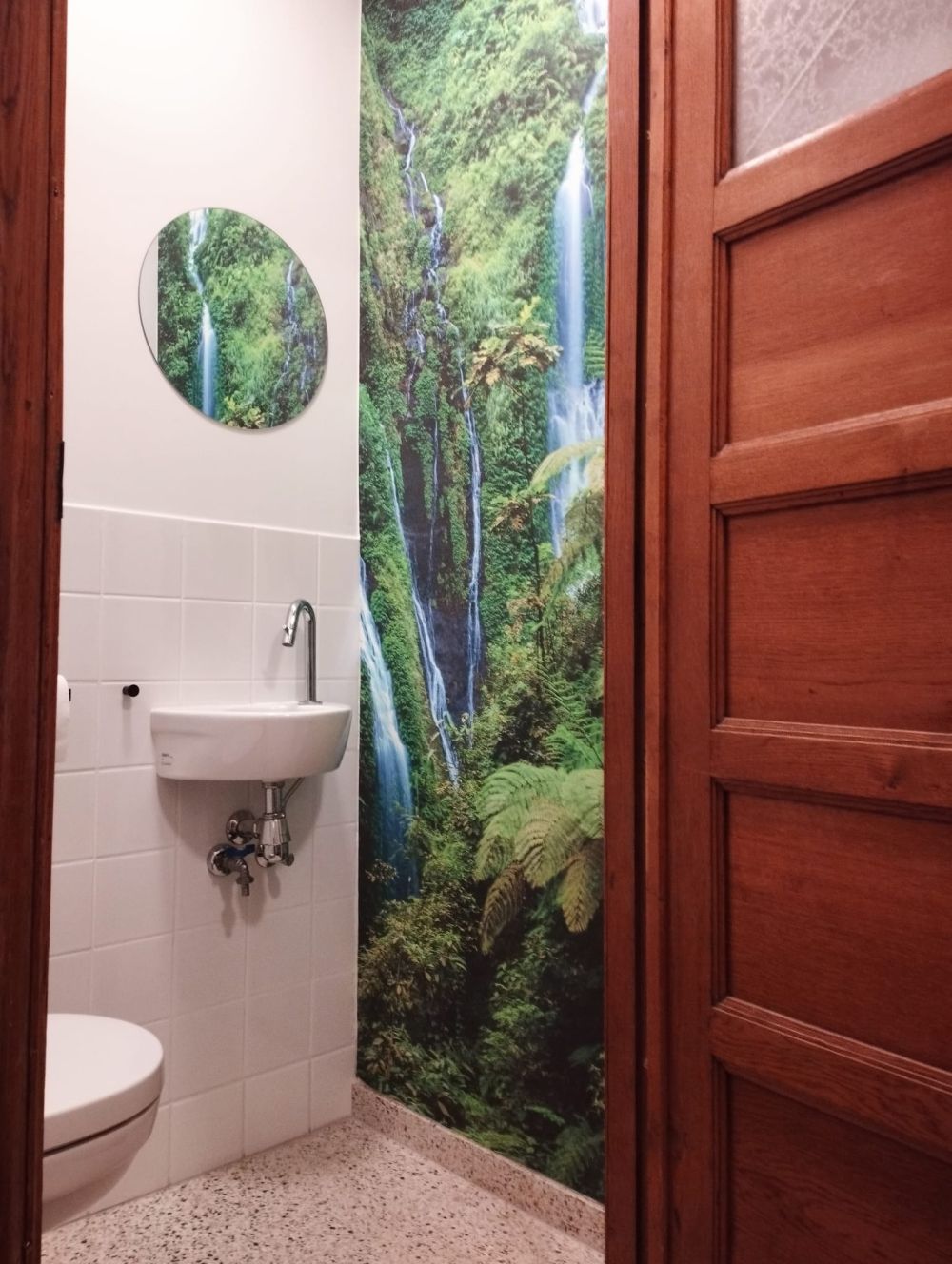 Groene jungle en watervallen