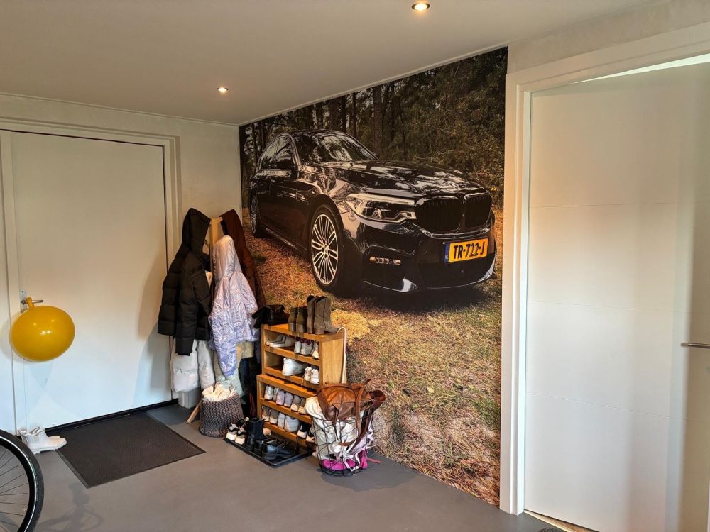 Eigen foto op behangpapier
