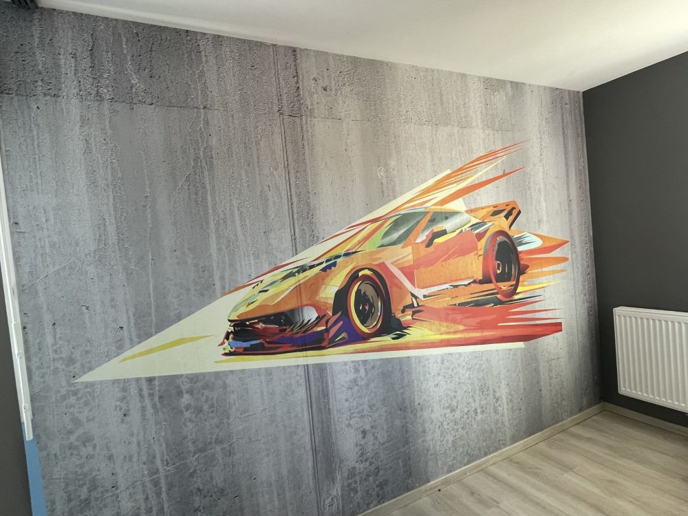 Graffiti raceauto