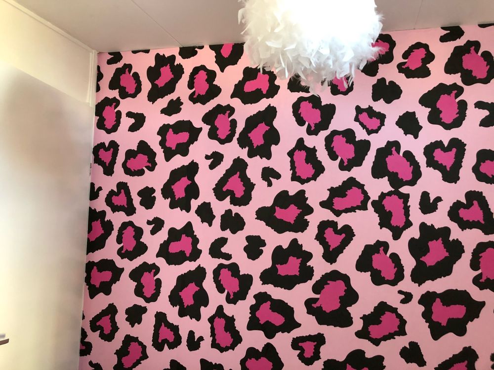 Roze panterpatroon
